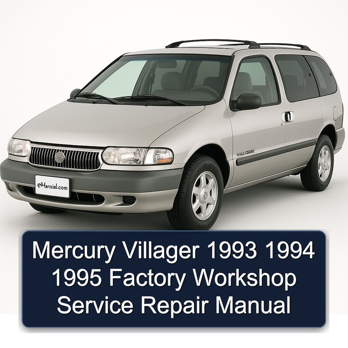 Mercury Villager 1993 1994 1995 Factory Workshop Manual de servicio y reparación