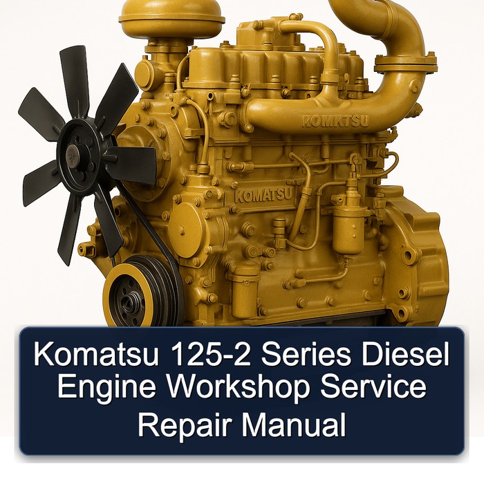 Manual de Reparación y Servicio para Motor Diesel Komatsu 125-2