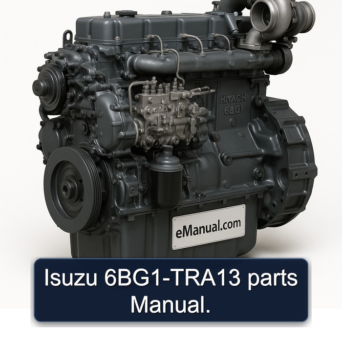 Isuzu 6BG1-TRA13 parts Manual. 