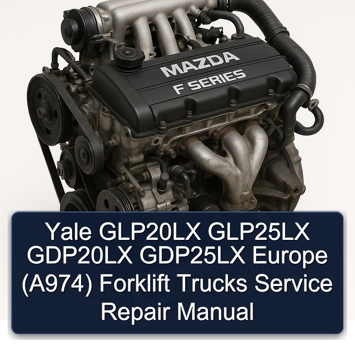 Manual de Reparación y Servicio para Carretillas Elevadoras Yale GLP20LX, GLP25LX, GDP20LX, GDP25LX (Europa - A974)