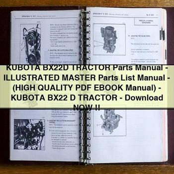 Kubota BX22D Tractor - -(High Quality Ebook )-Kubota BX22 D Tractor Parts Catalog PDF Download