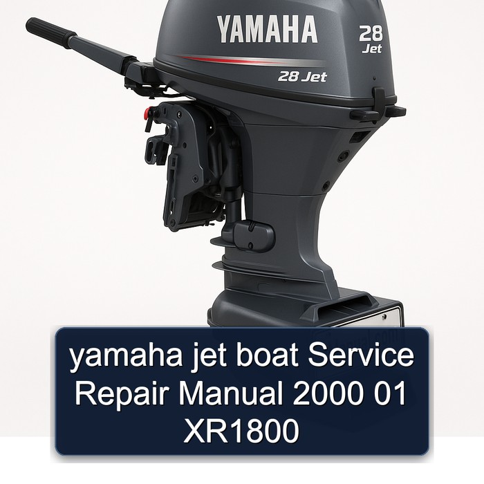 yamaha jet boat Service Repair Manual 2000 01 XR1800