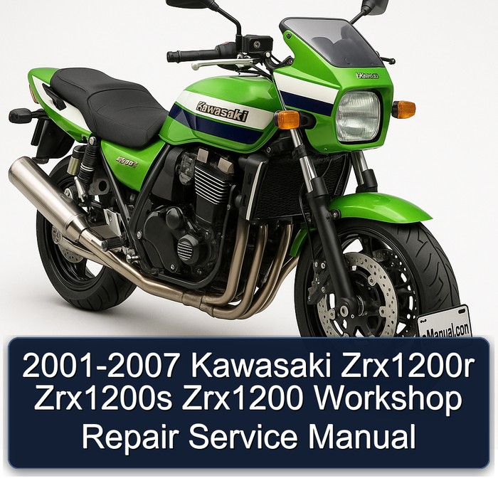 2001-2007 Kawasaki Zrx1200r Zrx1200s Zrx1200 Workshop Repair Service Manual
