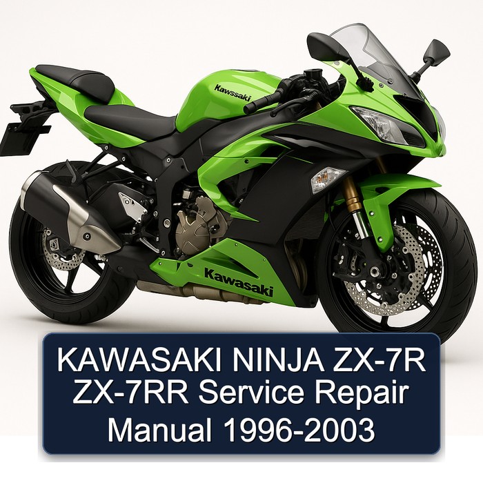 KAWASAKI NINJA ZX-7R ZX-7RR Manual de servicio y reparación 1996-2003