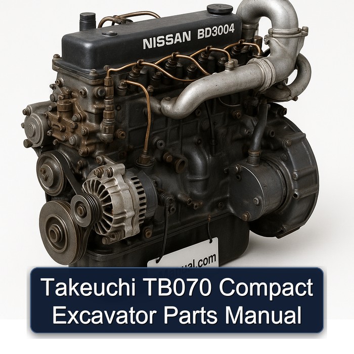 Manual de Partes para Excavadora Compacta Takeuchi TB070