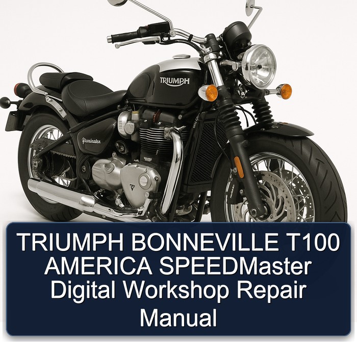 TRIUMPH BONNEVILLE T100 AMERICA SPEEDMaster Digital Workshop Repair Manual