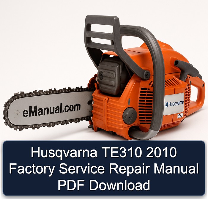Husqvarna TE310 2010 Factory Service Repair Manual PDF Download