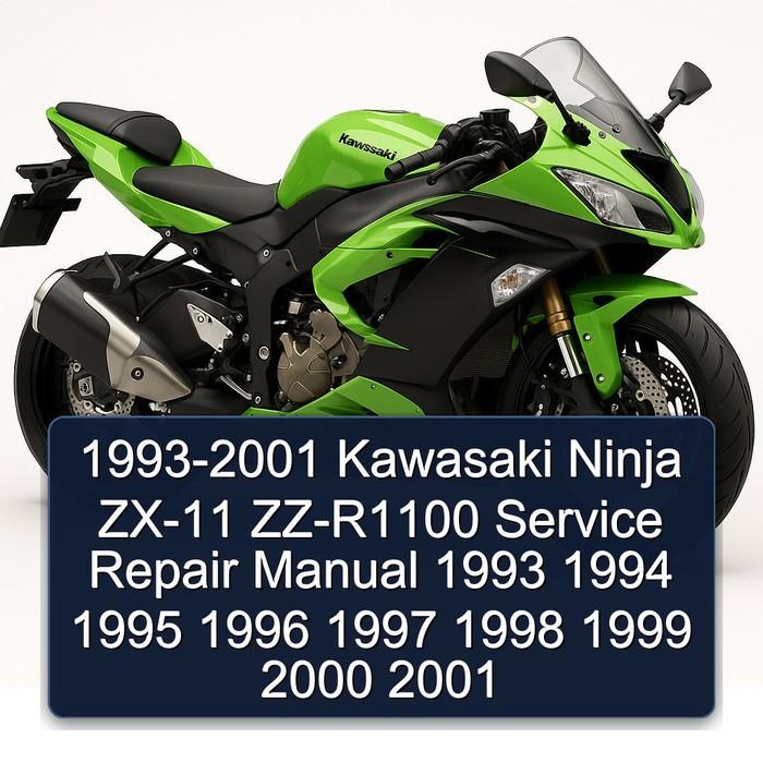 1993-2001 Kawasaki Ninja ZX-11 ZZ-R1100 Manual de servicio y reparación 1993 1994 1995 1996 1997 1998 1999 2000 2001