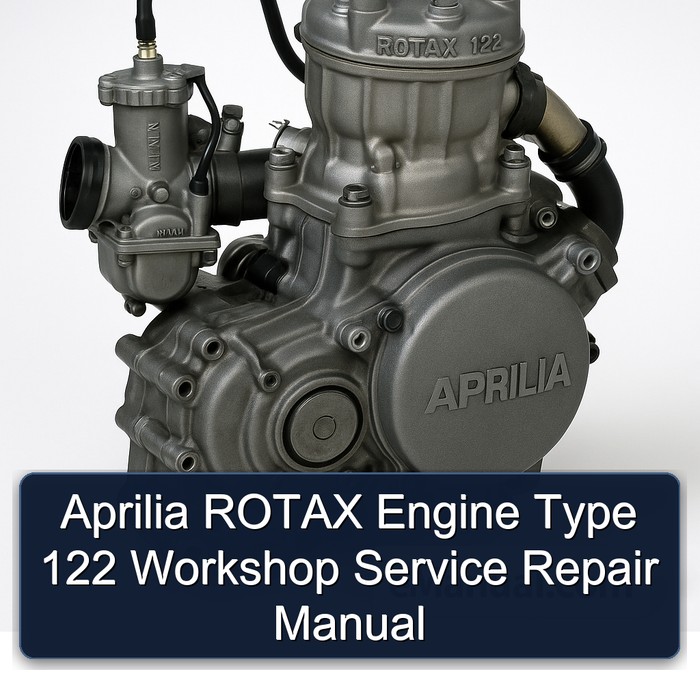 Manual de Servicio y Reparación para Motor Aprilia Rotax 122
