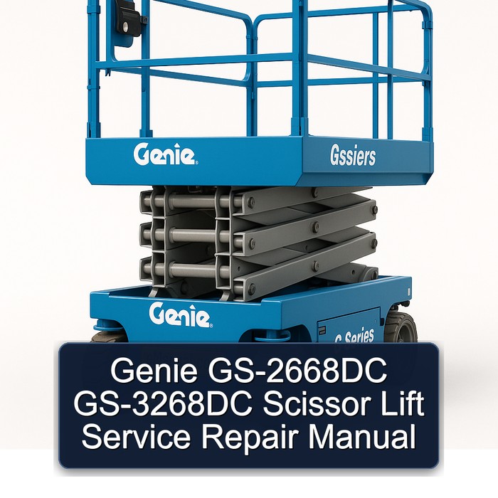 Genie GS-2668DC GS-3268DC Scissor Lift Service Repair Manual
