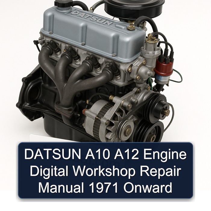 Datsun A10/A12 Motor - Digital Werkstatt Handbuch (ab 1971)