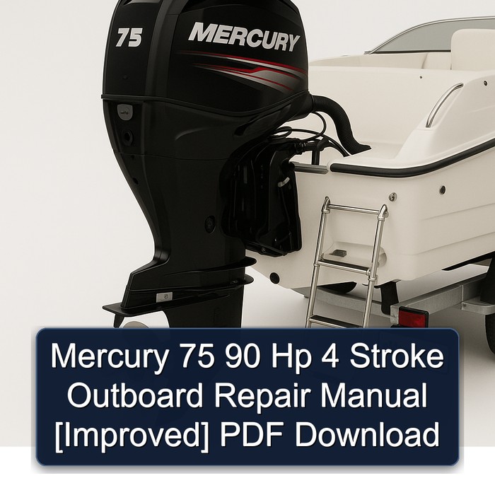 Manual de Reparación del Motor Fuera de Borda Mercury 75/90 HP 4 Tiempos [Mejorado] PDF