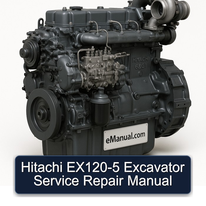 Hitachi EX120-5 Excavator Manual de servicio y reparación