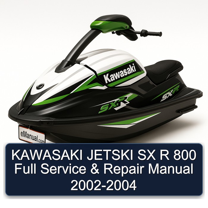 KAWASAKI JETSKI SX R 800 Full Service & Repair Manual 2002-2004