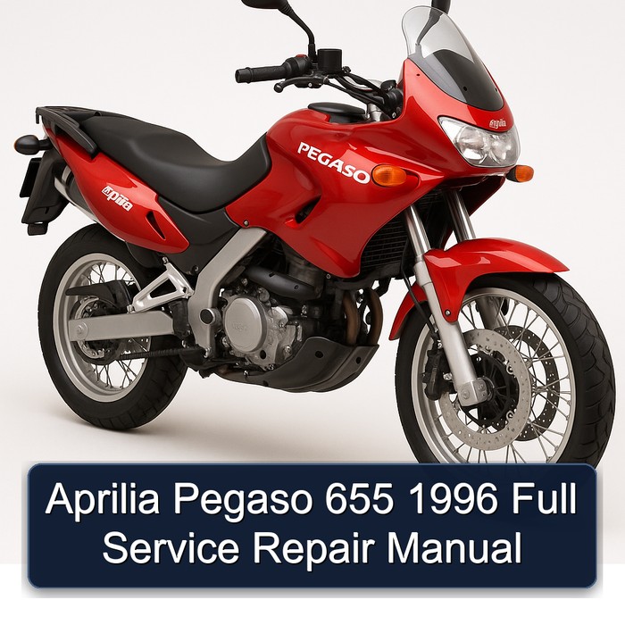 Aprilia Pegaso 655 1996 Full Manual de servicio y reparación