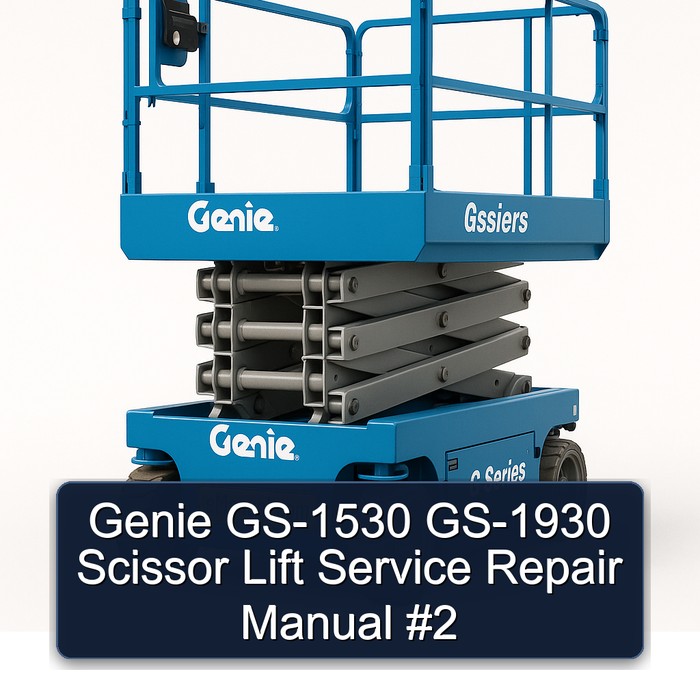 Genie GS-1530 GS-1930 Scissor Lift Service Repair Manual #2