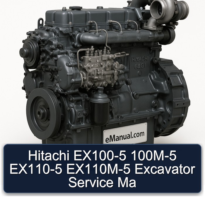 Hitachi EX100-5 100M-5 EX110-5 EX110M-5 Excavator Service Ma