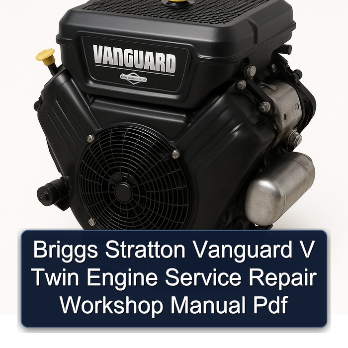 Briggs Stratton Vanguard V Twin Engine Service Repair Workshop Manual Pdf