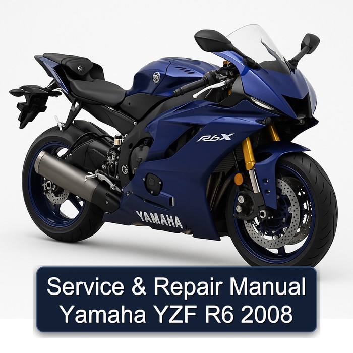 Manual de servicio y reparación Yamaha YZF R6 2008
