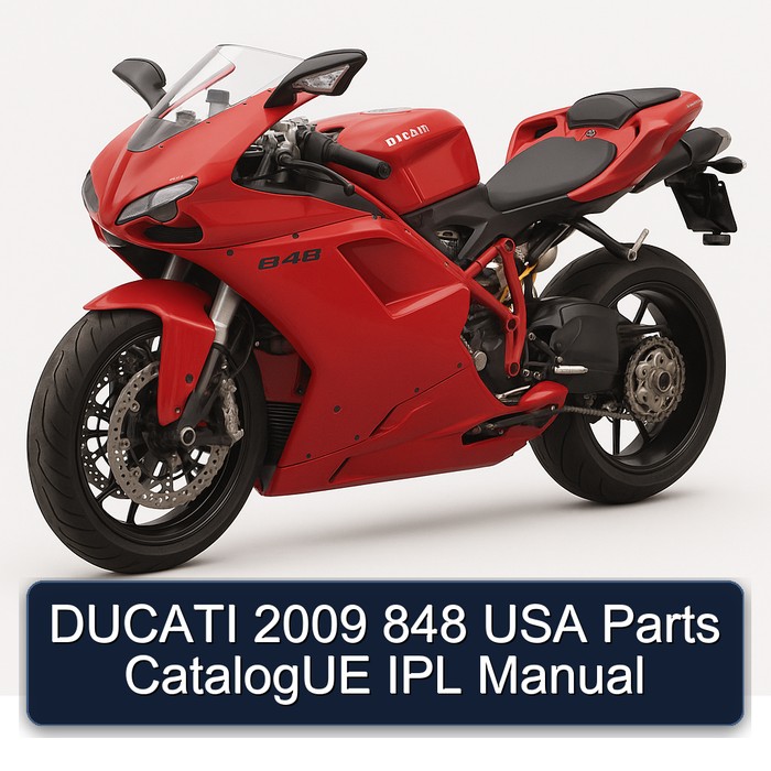 DUCATI 2009 848 USA Parts CatalogUE IPL Manual