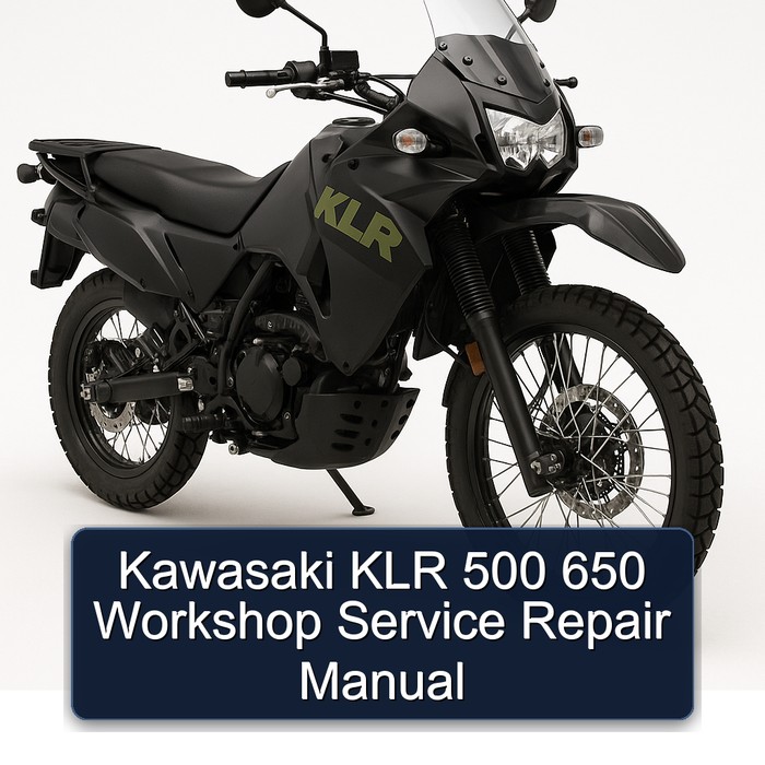 Kawasaki KLR 500 650 Workshop Manual de servicio y reparación