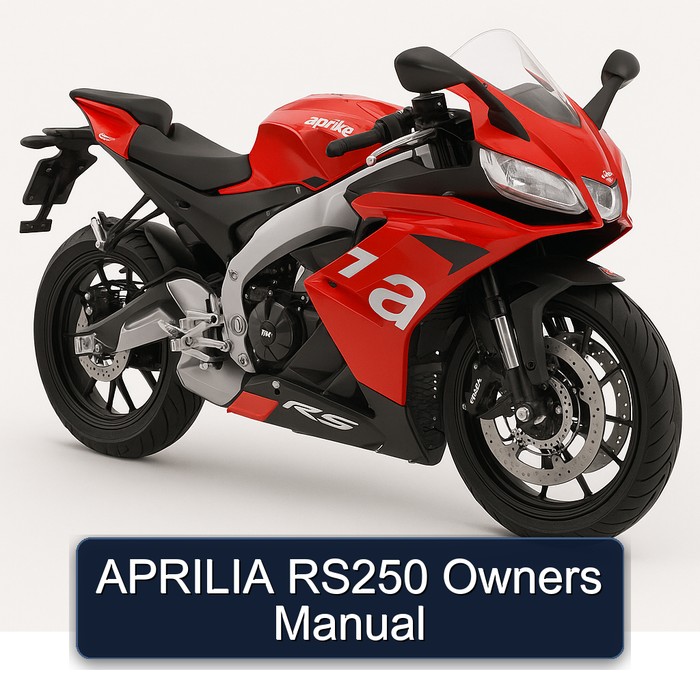 APRILIA RS250 Owners Manual