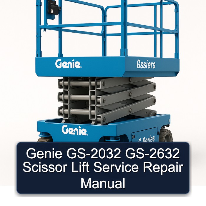 Genie GS-2032 GS-2632 Scissor Lift Manual de servicio y reparación