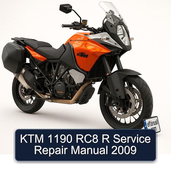KTM 1190 RC8 R Service Repair Manual 2009