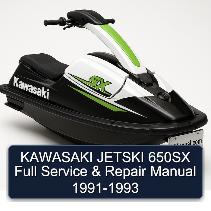 KAWASAKI JETSKI 650SX Full Service & Repair Manual 1991-1993