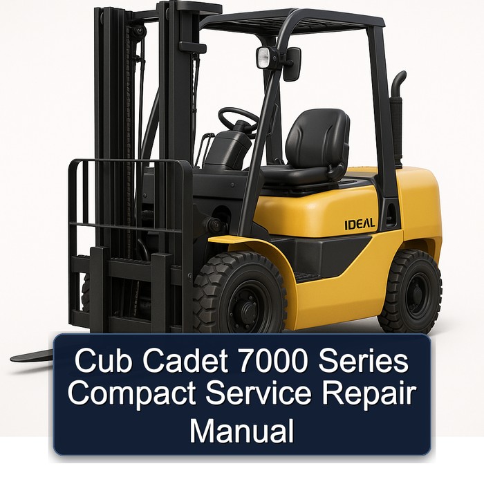 Cub Cadet 7000 Serie Kompakt Service- und Reparaturhandbuch