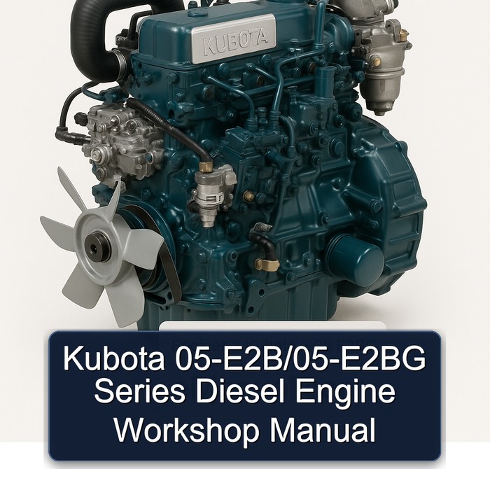 Manual de taller del motor diésel Kubota Serie 05-E2B/05-E2BG