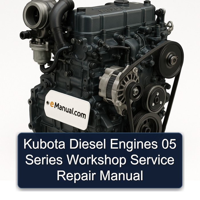 Kubota Diesel Engines 05 Series Workshop Service Repair Manual