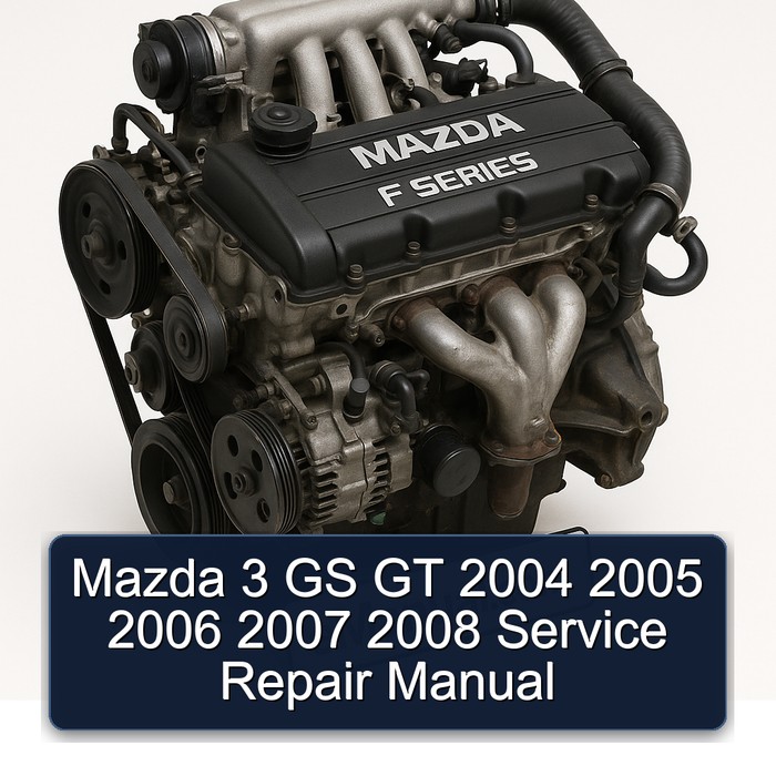 Mazda 3 GS GT 2004 2005 2006 2007 2008 Manual de servicio y reparación