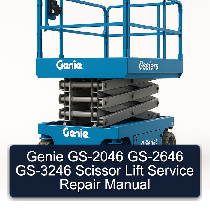 Genie GS-2046, GS-2646, GS-3246 Scherenhubbühnen - Service- und Reparaturhandbuch