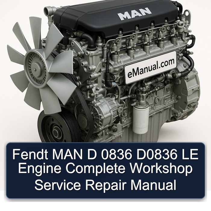 Manual de Reparación y Servicio Completo del Motor Fendt MAN D 0836 LE