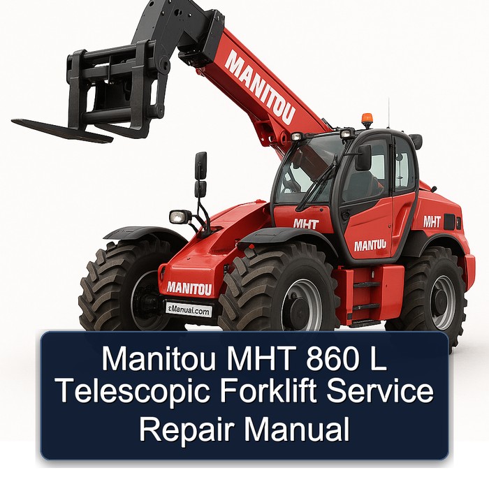 Manitou MHT 860 L Teleskopstapler: Service- und Reparaturhandbuch