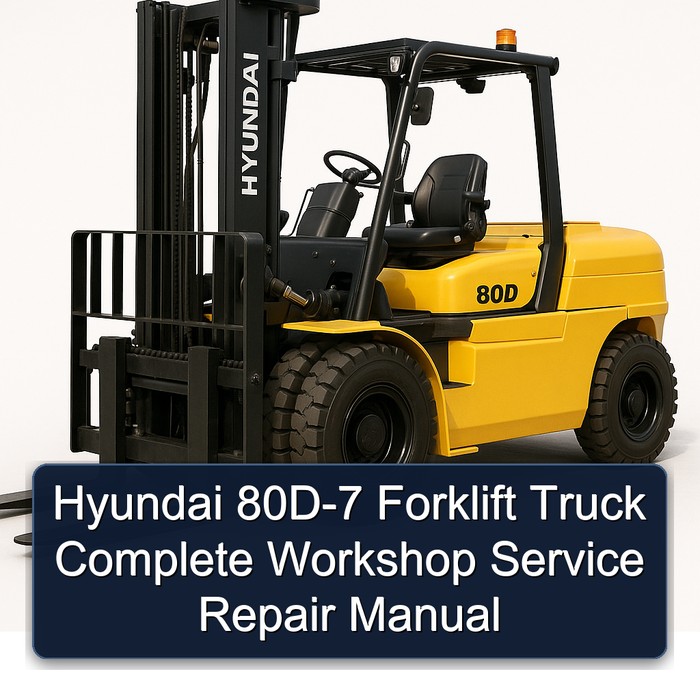 Hyundai 80D-7 Gabelstapler Werkstatt Handbuch