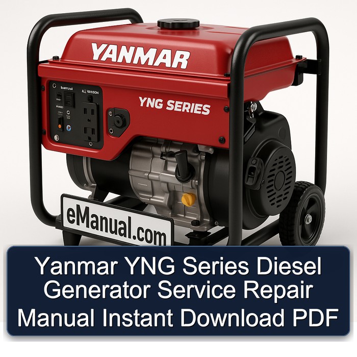 Yanmar YNG Series Diesel Generator Service Repair Manual Instant Download PDF