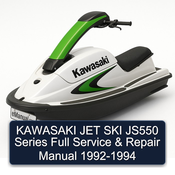 KAWASAKI JET SKI JS550 Series Full Manual de servicio y reparación 1992-1994