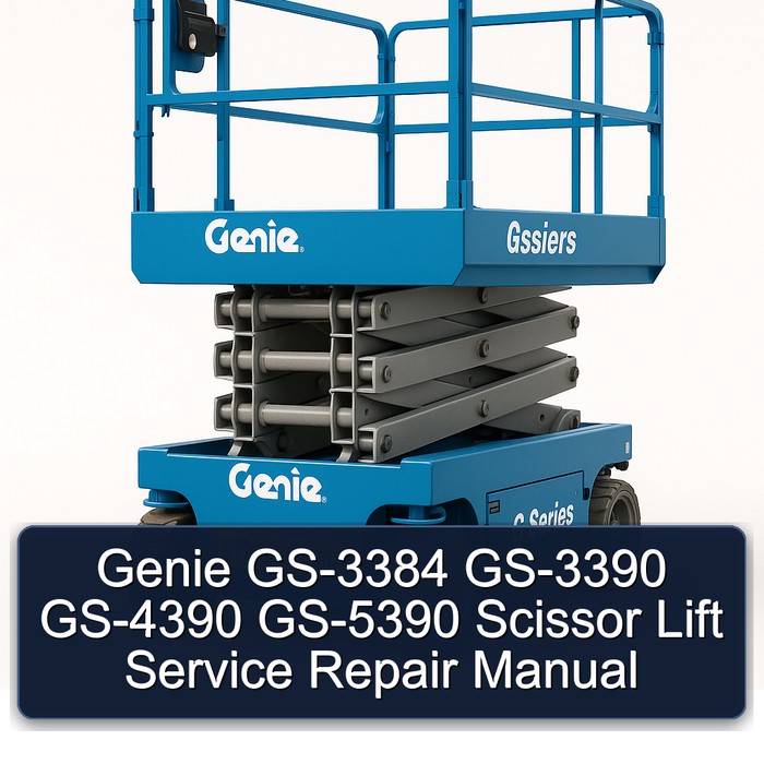 Manual de Servicio y Reparación de Plataformas Elevadoras Genie GS-3384, GS-3390, GS-4390, GS-5390