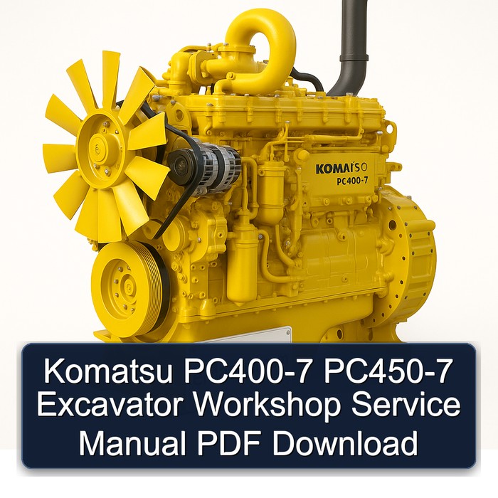 Manual de Servicio de Taller para Excavadoras Komatsu PC400-7 y PC450-7 (PDF)