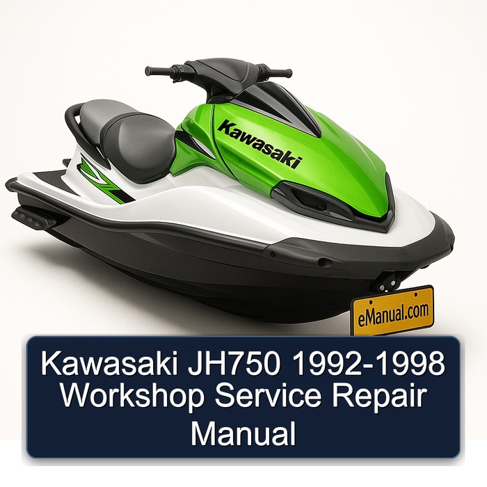 Kawasaki JH750 1992-1998 Workshop Manual de servicio y reparación