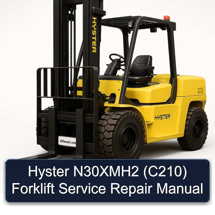 Hyster N30XMH2 (C210) Gabelstapler - Service- und Reparaturhandbuch