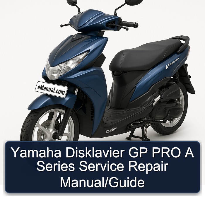Yamaha Disklavier GP PRO A Series Manual de servicio y reparación/Guide