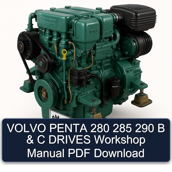 VOLVO PENTA 280 285 290 B & C DRIVES Workshop Manual PDF Download