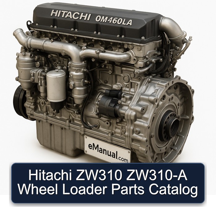 Hitachi ZW310 ZW310-A Wheel Loader Parts Catalog 