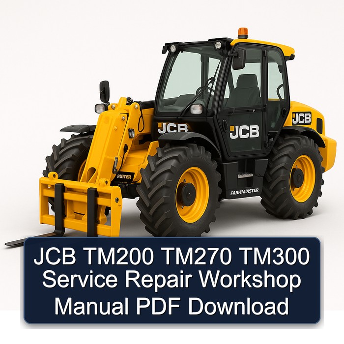 JCB TM200 TM270 TM300 Service Repair Workshop Manual PDF Download