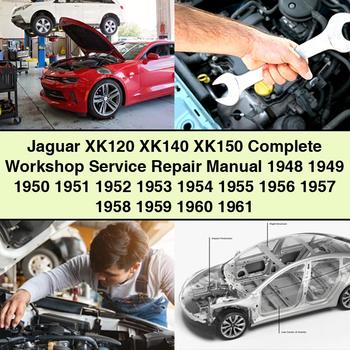 Jaguar XK120 XK140 XK150 Manual completo de servicio y reparación del taller 1948 1949 1950 1951 1952 1953 1954 1955 1956 1957 1958 1959 1960 1961