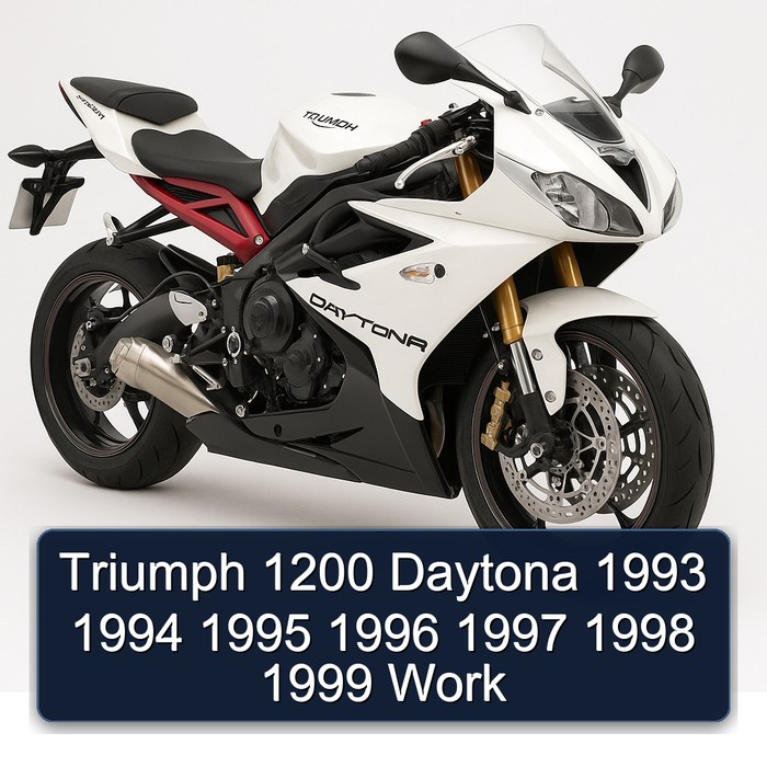 Triumph 1200 Daytona 1993 1994 1995 1996 1997 1998 1999 Work