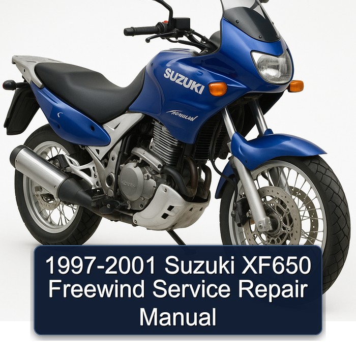 1997-2001 Suzuki XF650 Freewind Manual de servicio y reparación